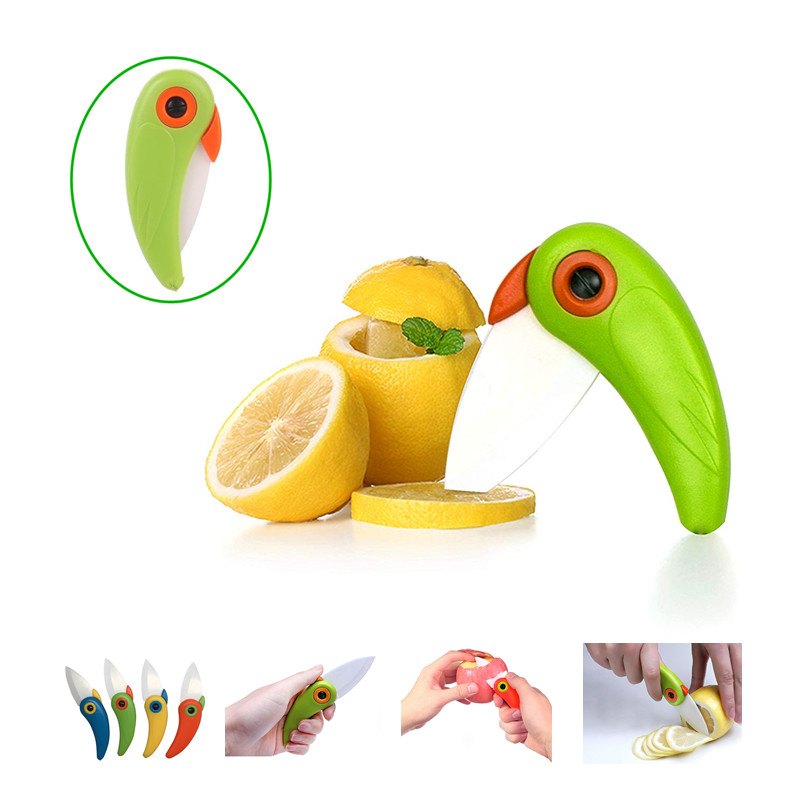 Cute Bird Shape Ceramic Knife 2
