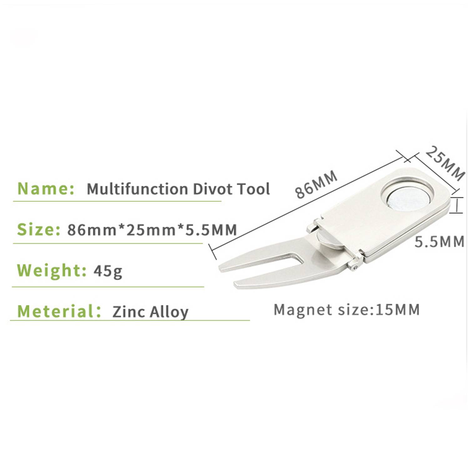Multifunctional Golf Cigar Fork 5