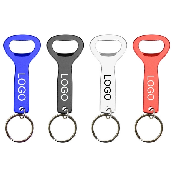 Flat Top Bottle Opener Keychain 8