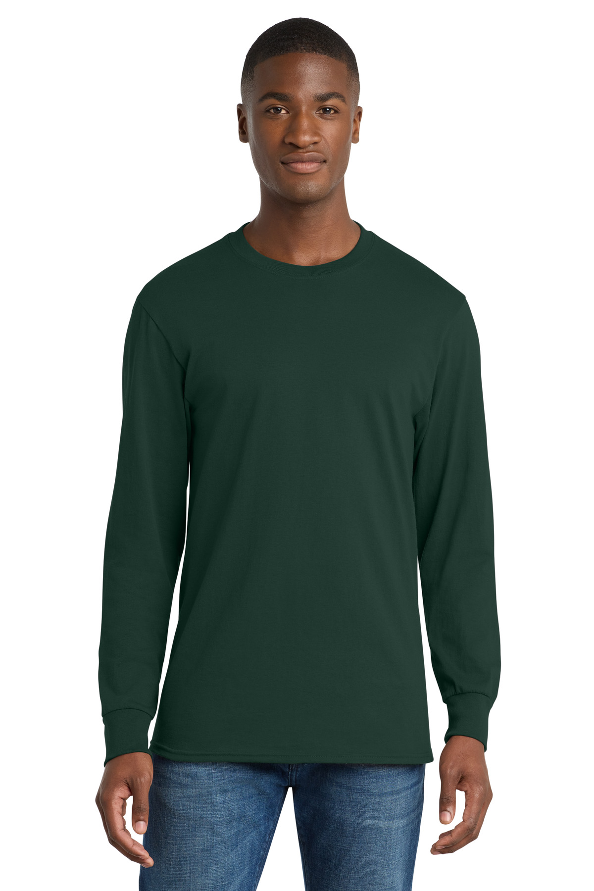 Port & Co Long Sleeve Core Cotton Tee. PC54LS 223