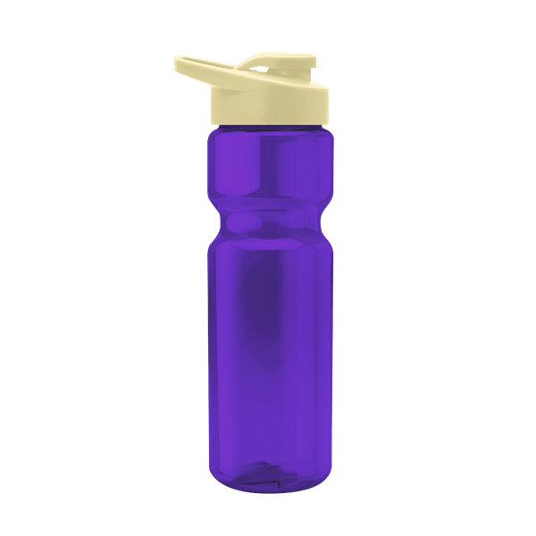 Blazer 28oz Transparent Bike Bottle w/Drink-thru Lid 1757