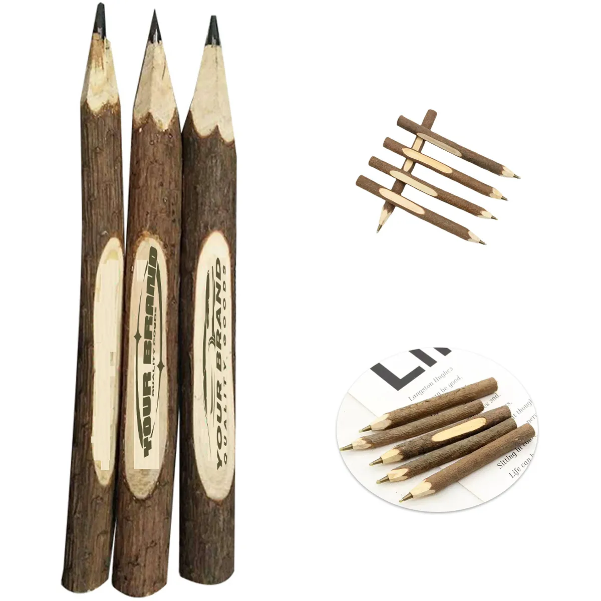 Disposable Creative Original Ecological Wooden Ballpoint Pen 2
