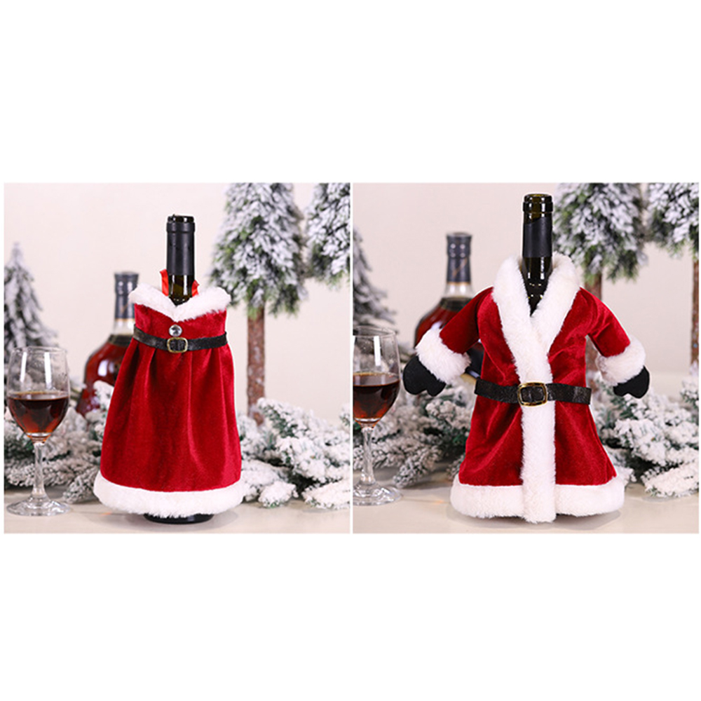 Christmas Coat Wine Bottle Cover, promotional household item with logo imprint 5