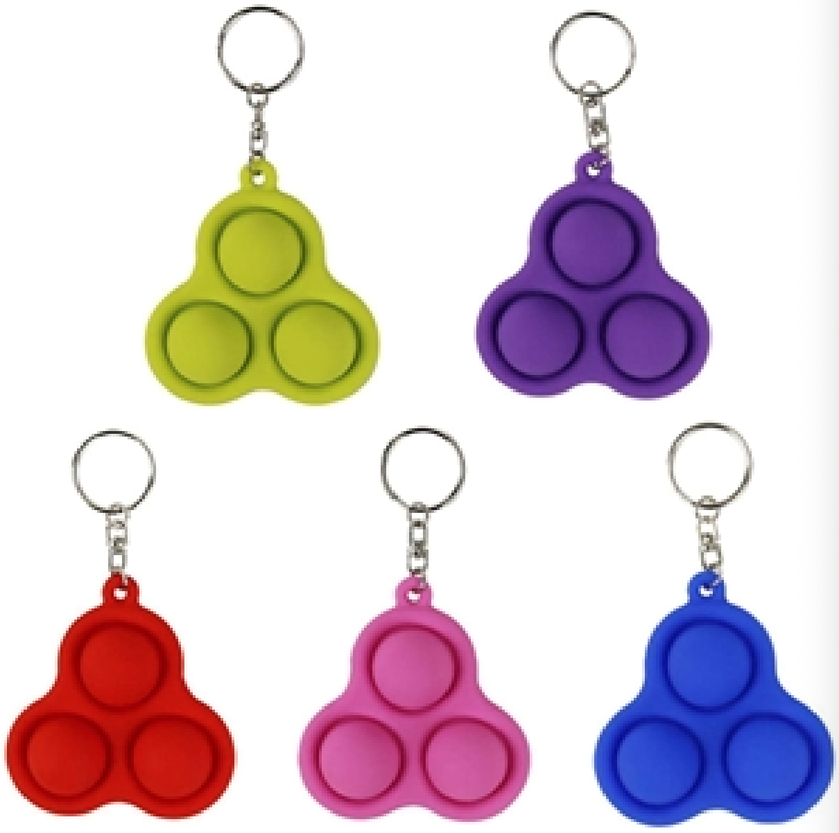 Handheld Mini Anti Stress Pop Fidget Toy Keychain 1