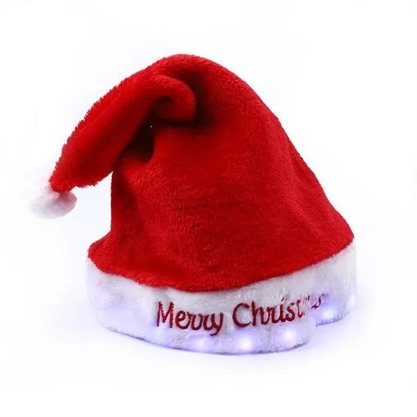 LED Light up Santa Christmas Hat/Cap 5