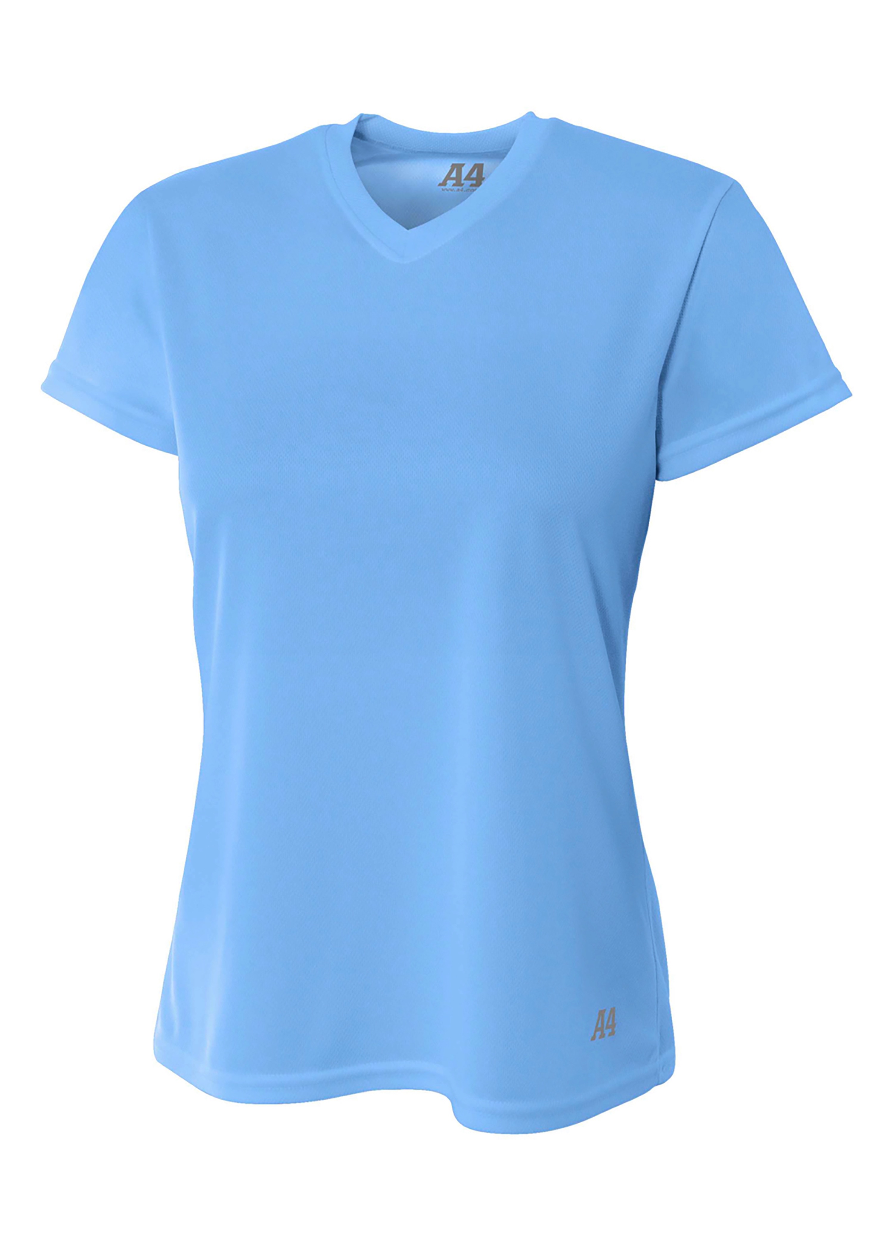 A4 Short Sleeve V-Neck Bird's Eye Mesh Tee 7