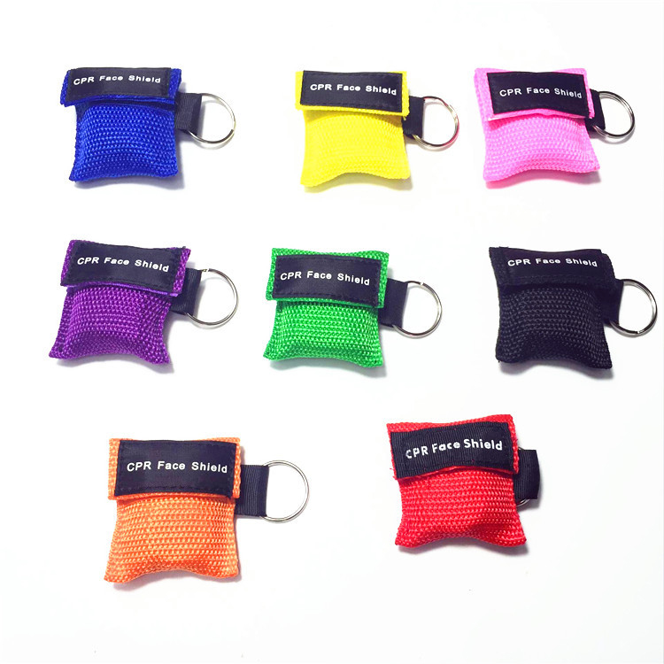 Disposable CPR Face Shield Mask With Keyring 4