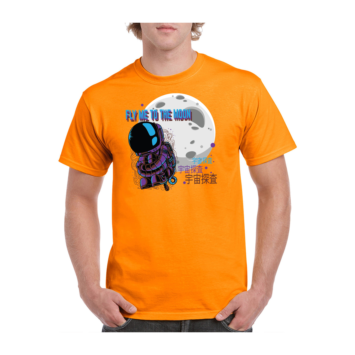 Gildan™ 5.3 oz Cotton Pre-Shrunk T-Shirt (Full Color Imprint) 50