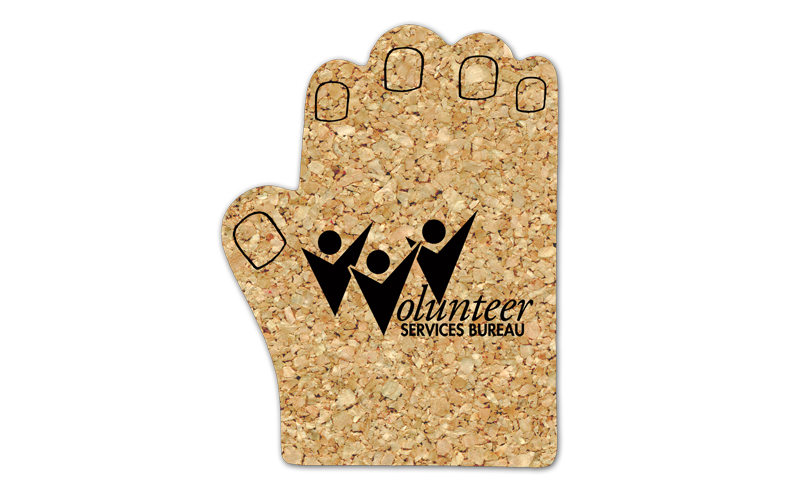 Hand Cork Coaster 6HN