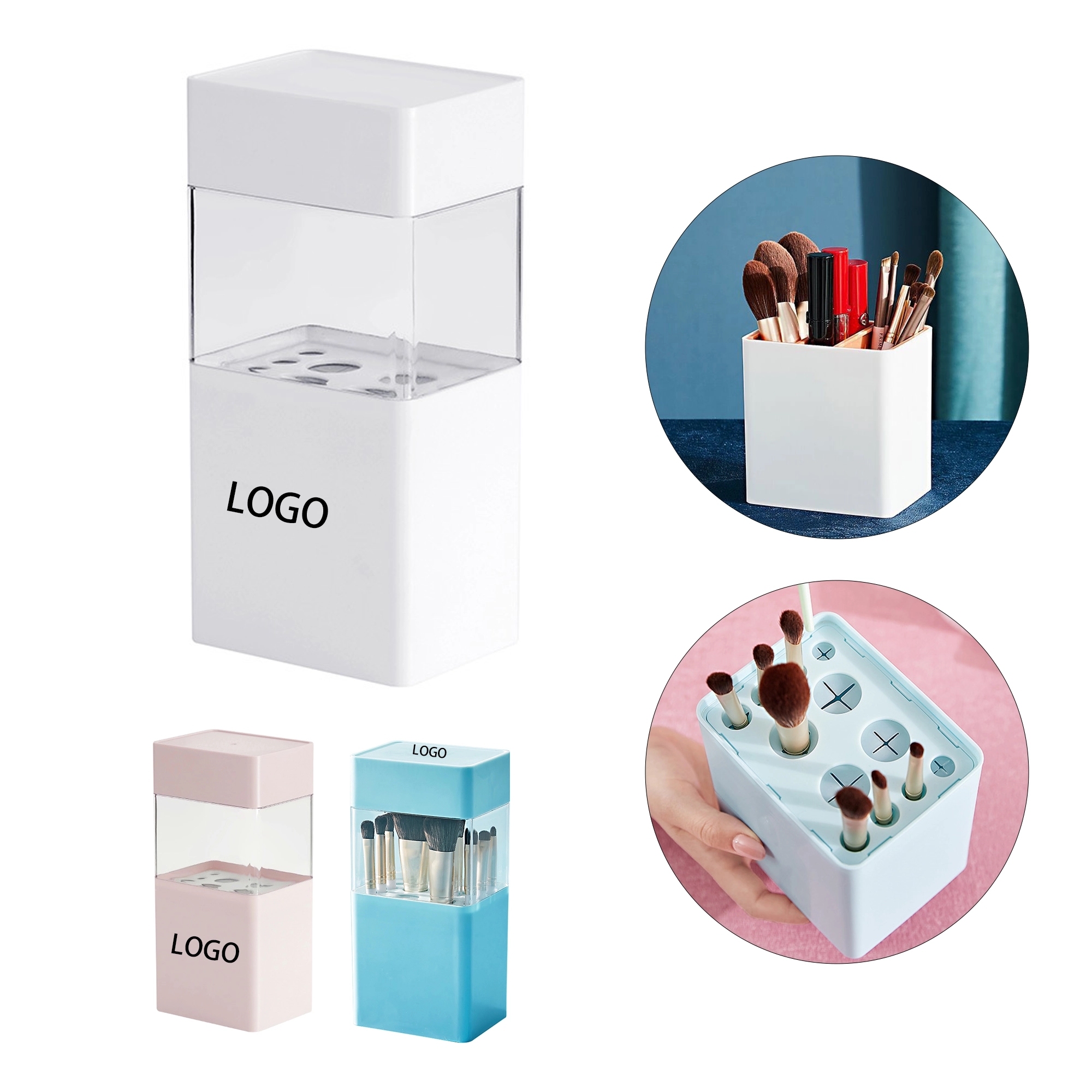 Makeup Brush Storage Bucket 3