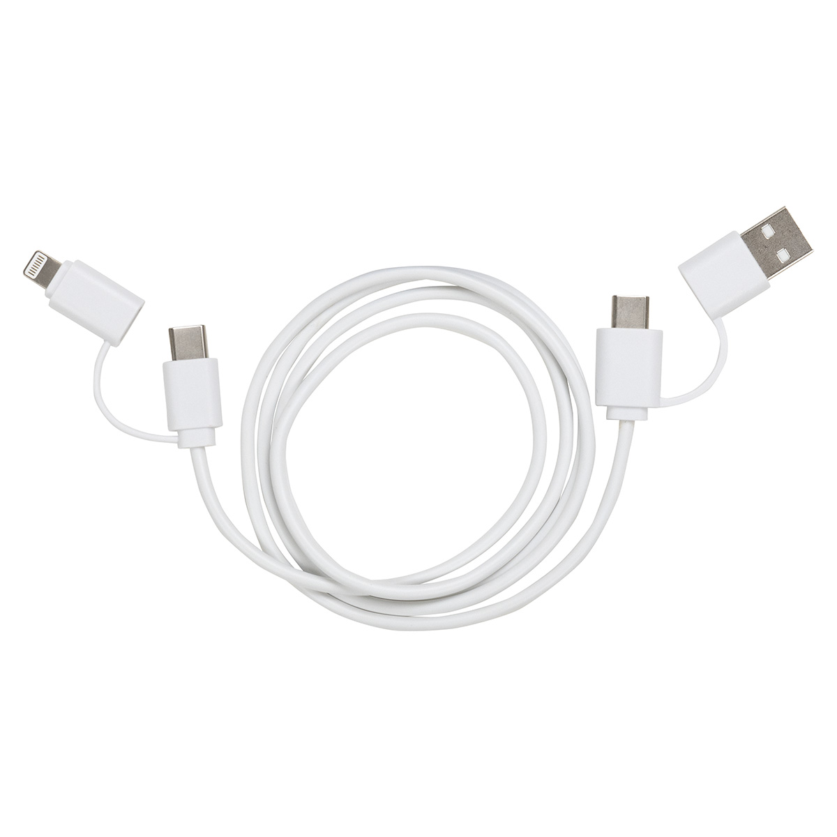 Stow 'N Go 4-in-1 60W PD 39" Data & Fast Charging Cable with Silicone Pouch 4