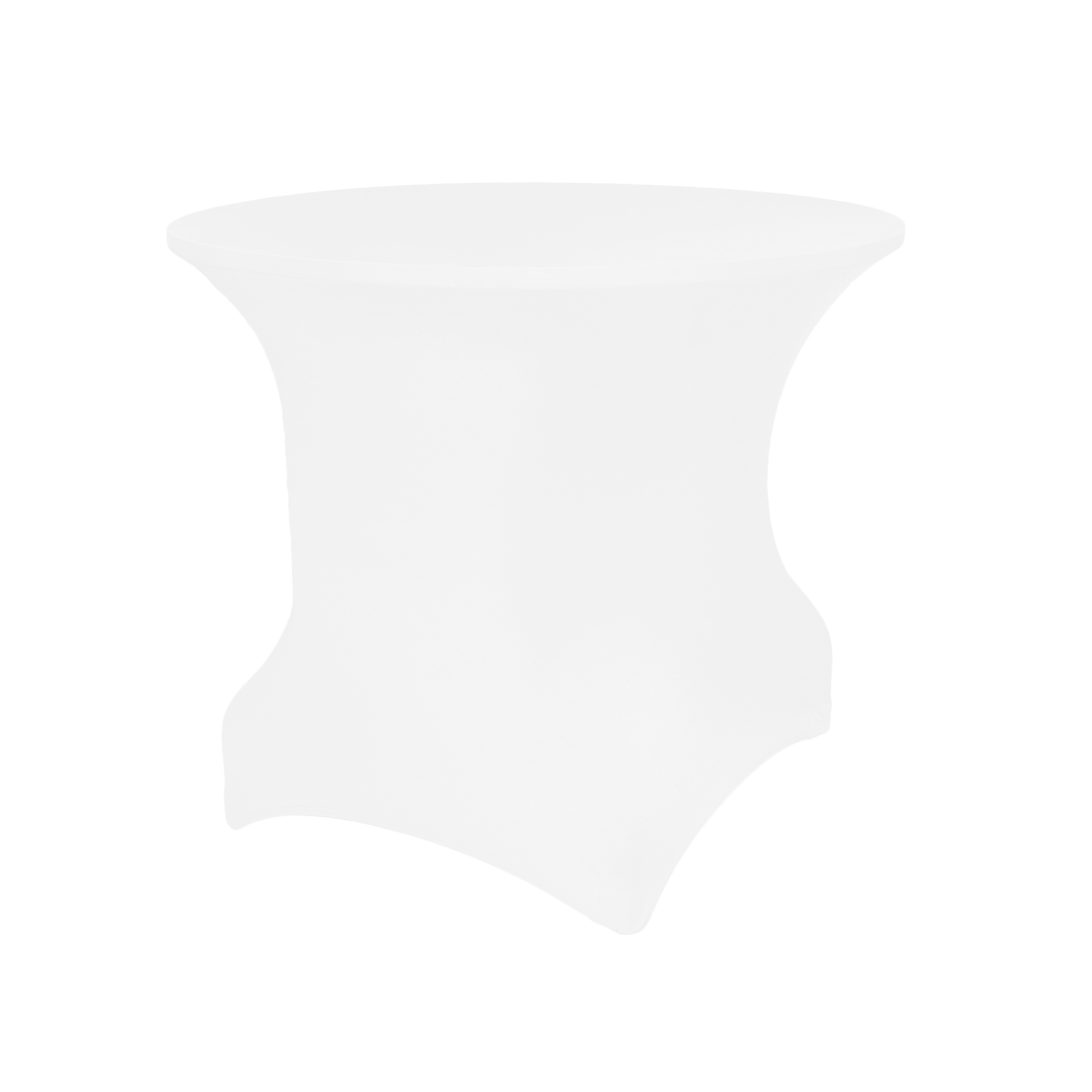 Non-Printed 60" Round Spandex Stretch Table Cover 13