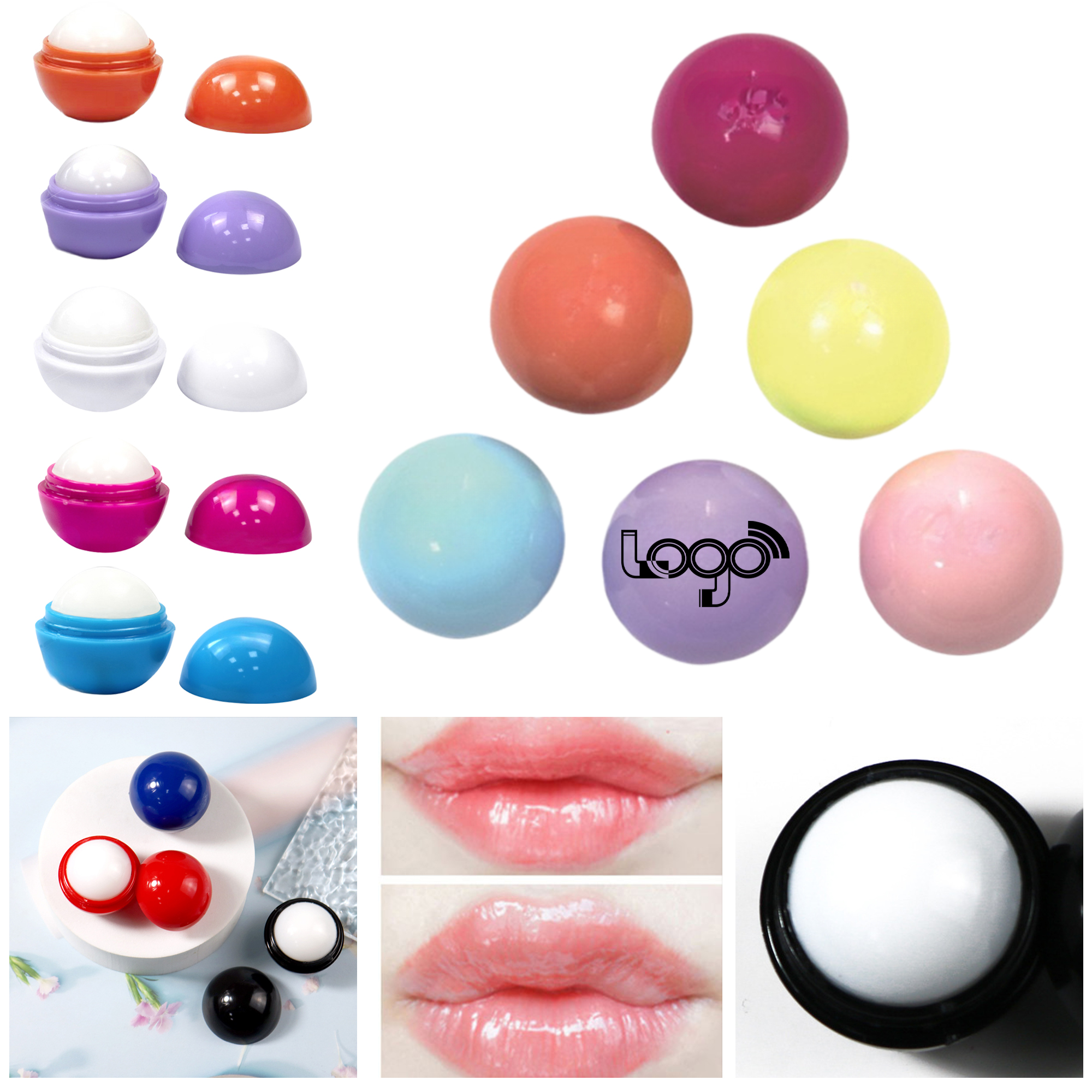 Nourishing Fruit Lip Balm in Fun Round Shape for Soft Lips 1