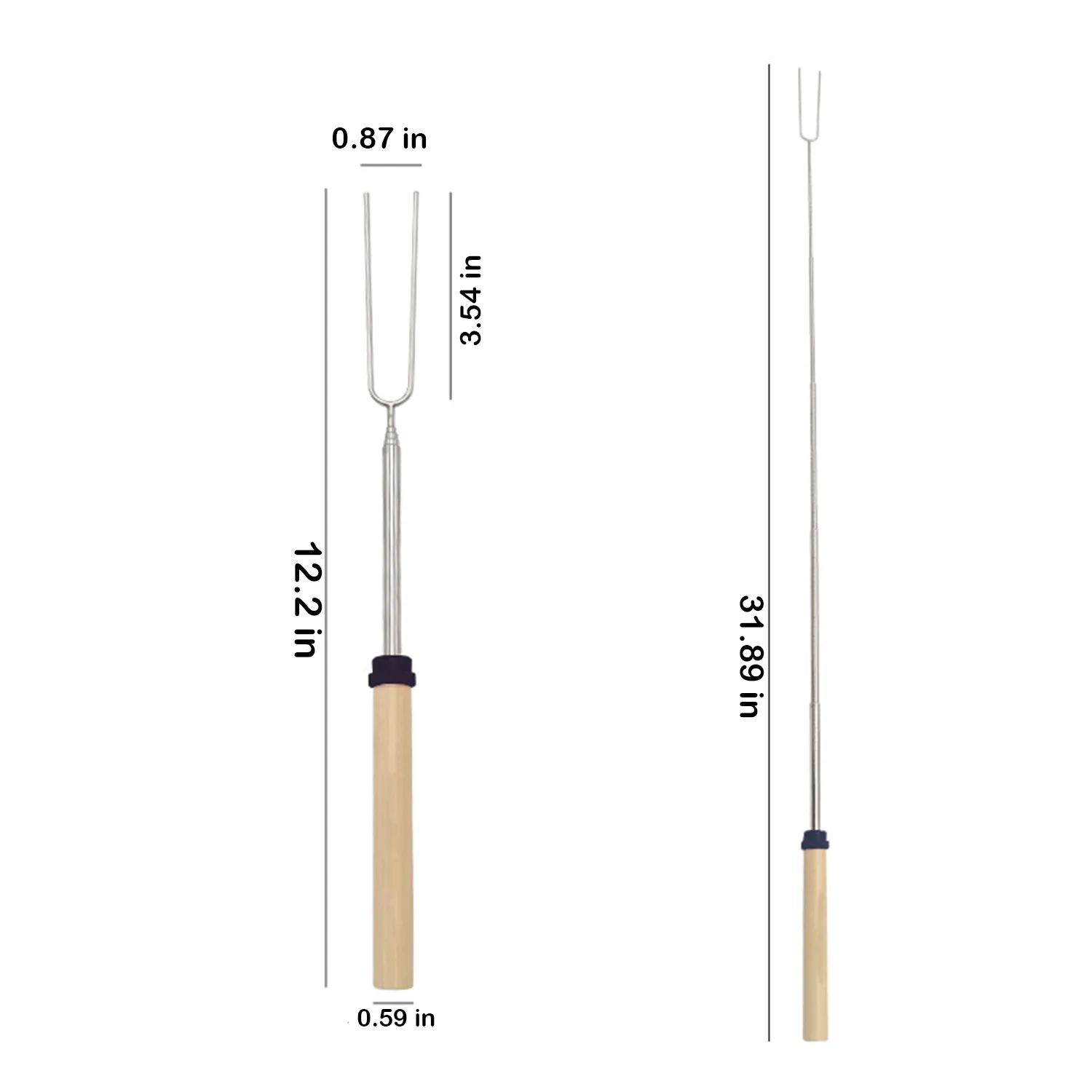 Telescopic Roasting Sticks Set 5