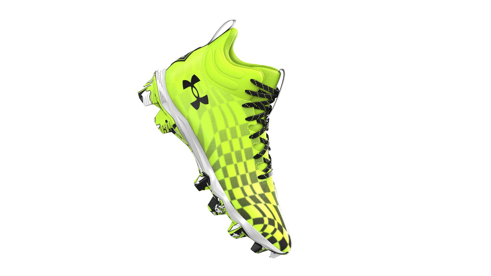 Boys' UA Spotlight Franchise 3 RM AA Jr. Football Cleats 3