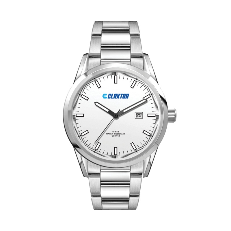 42MM SS, SILVER CASE,  3-HAND MVT, DTE