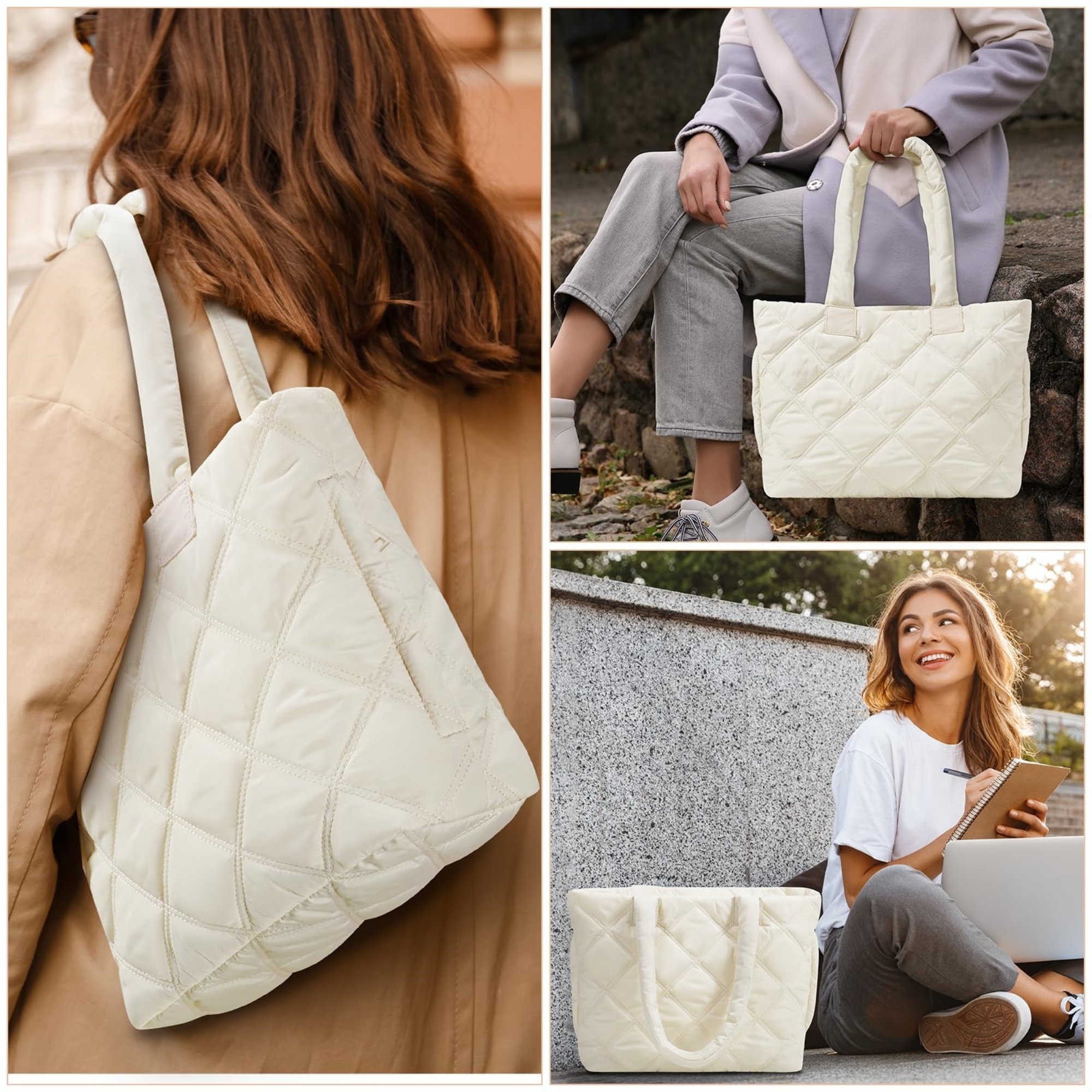 Quilted Tote Bag 2