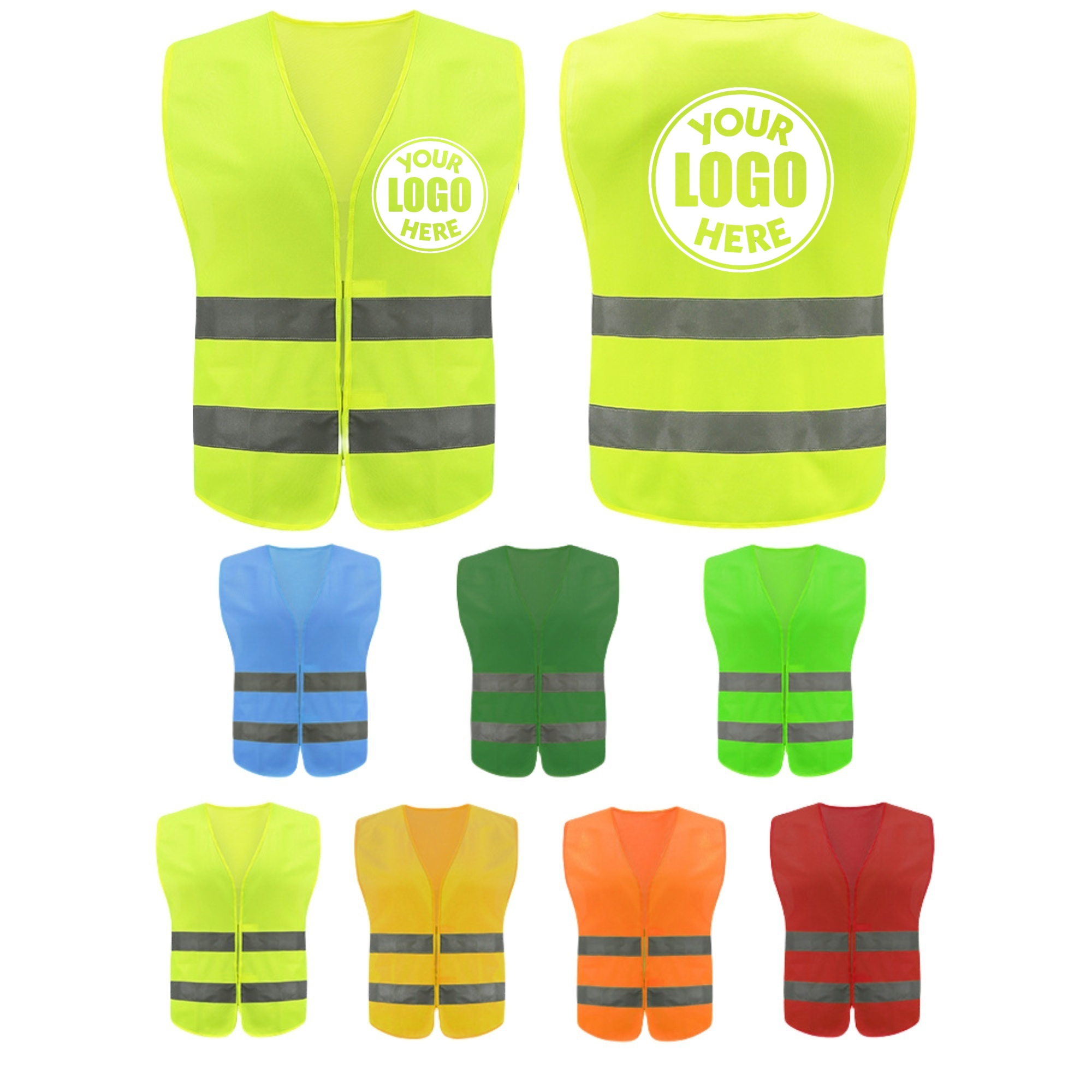 Premium Reflective High Visibility Safety Vests 12