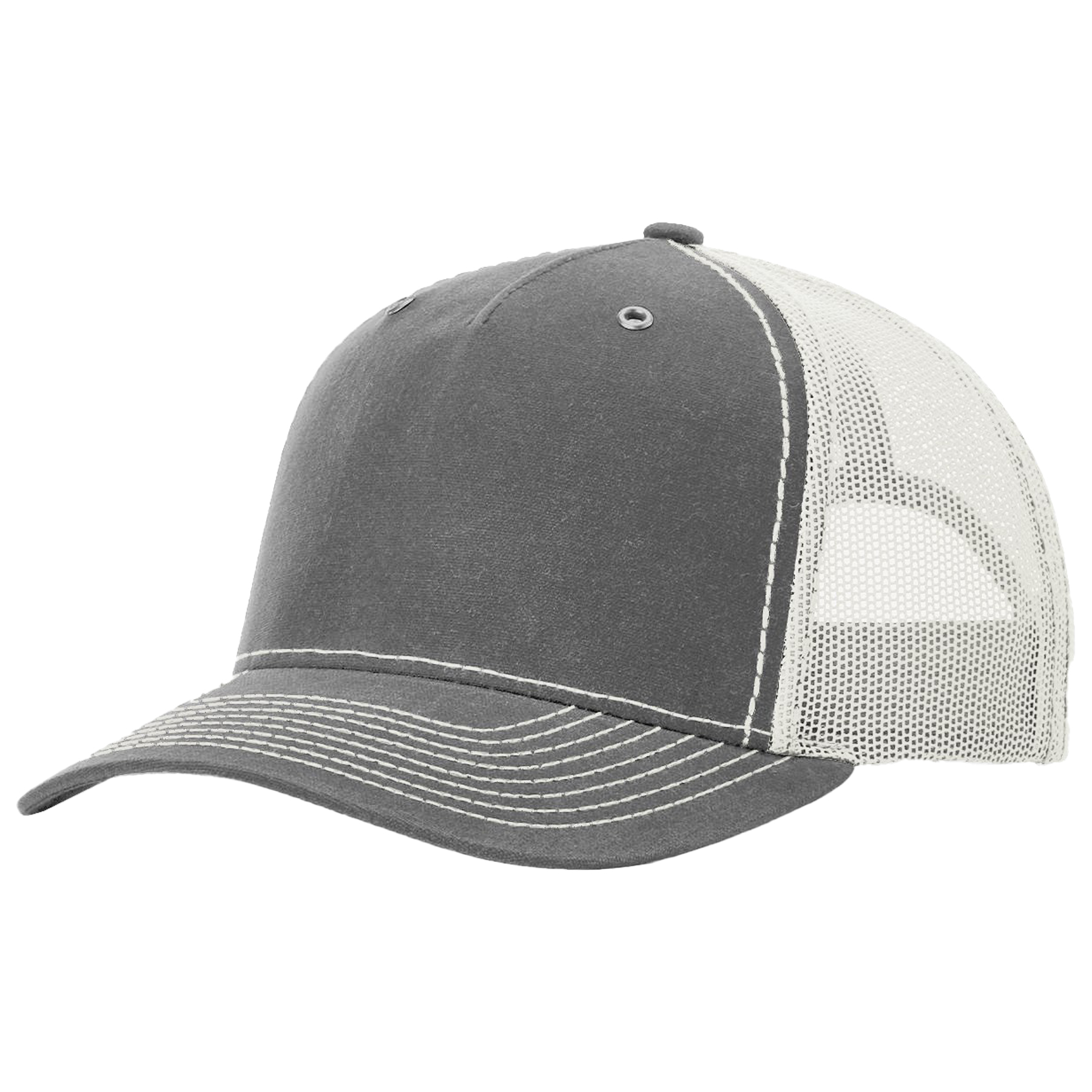 Richardson 112WH Hawthorne Adjustable Trucker Hat w/ Embroidery 7