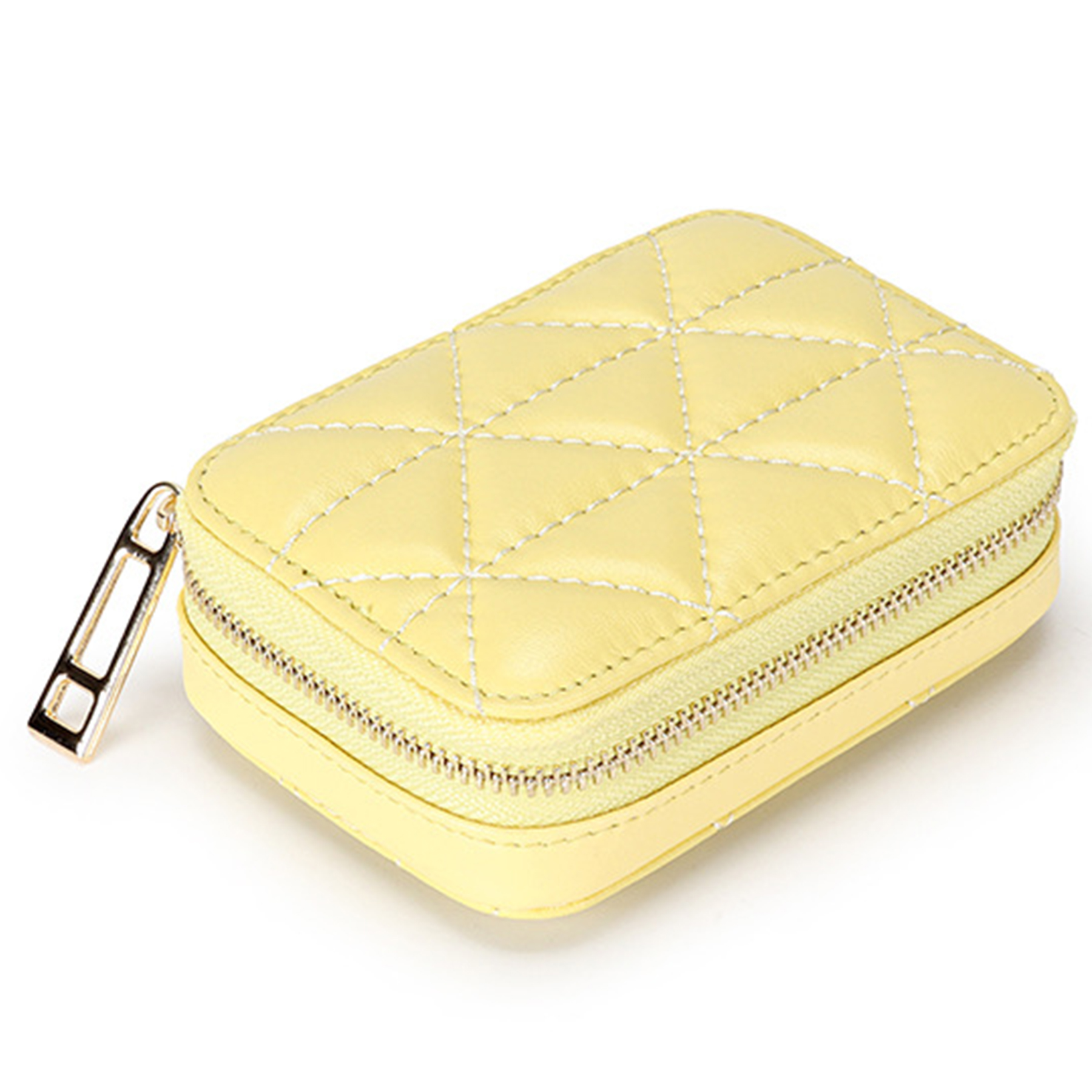 Genuine Leather Carry mirror to store your makeup bag 2