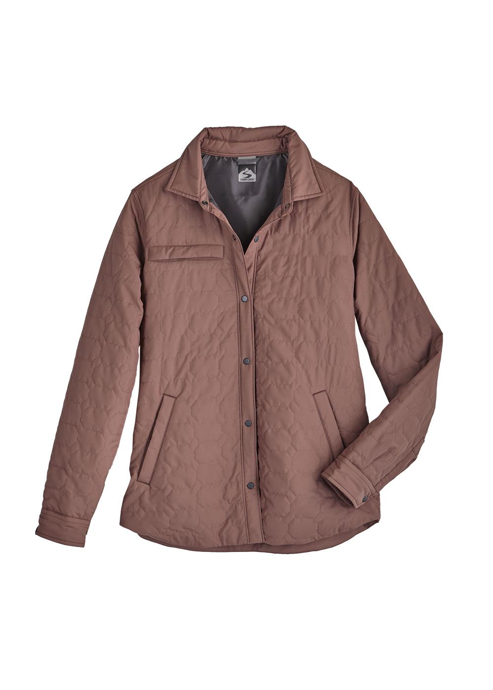 Storm Creek Women's Artisan 100 GSM Insulated Quilted Shirt Jacket 9