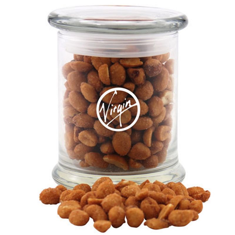 Jar with Honey Roasted Peanuts 1