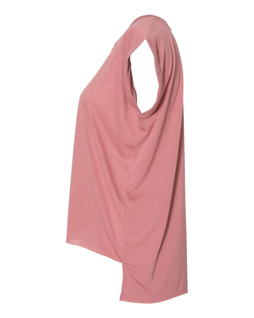 Women's Flowy Rolled Cuffs Muscle Tee - 8804 38