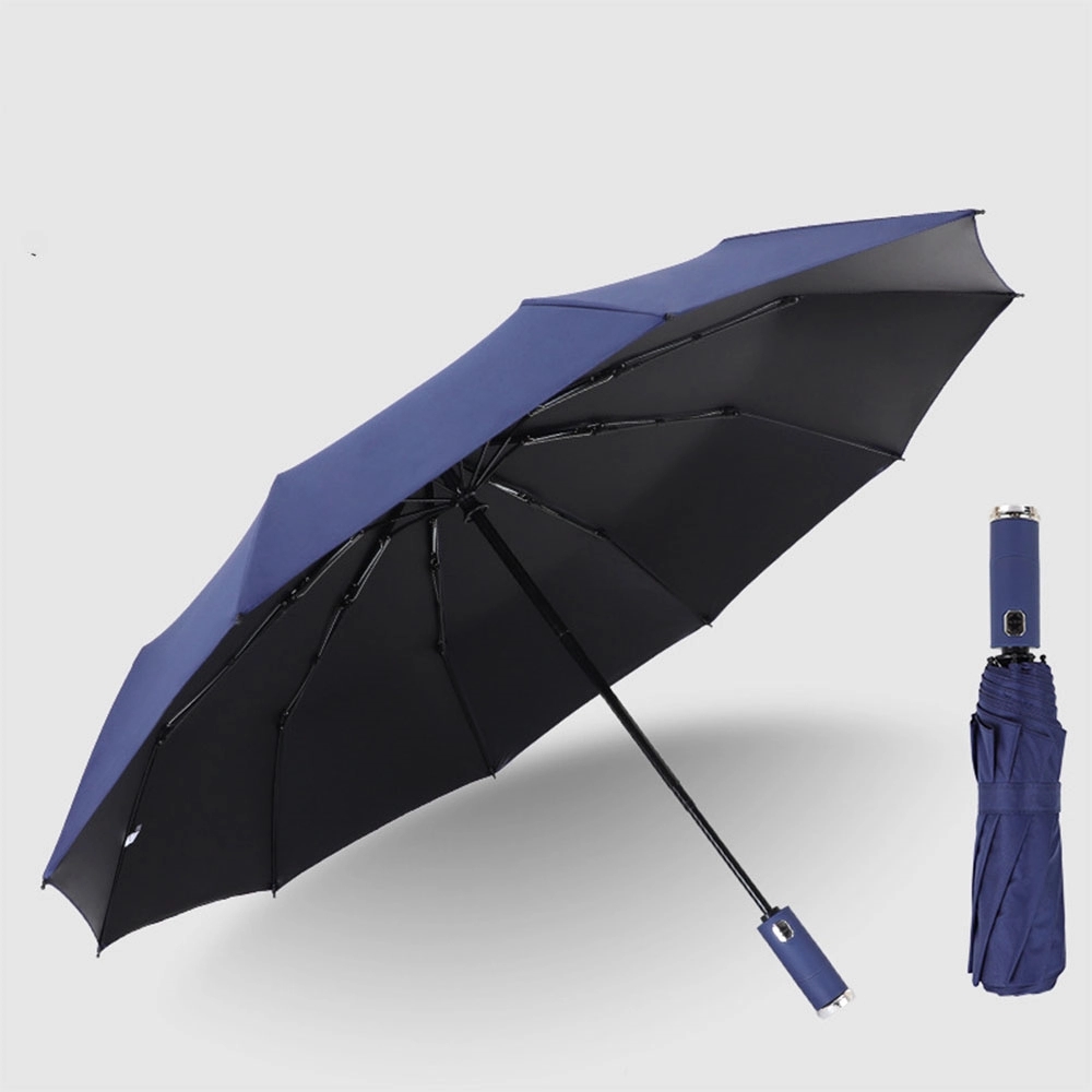 Large Windproof Reverse Rain Umbrellas With Flashlight 8