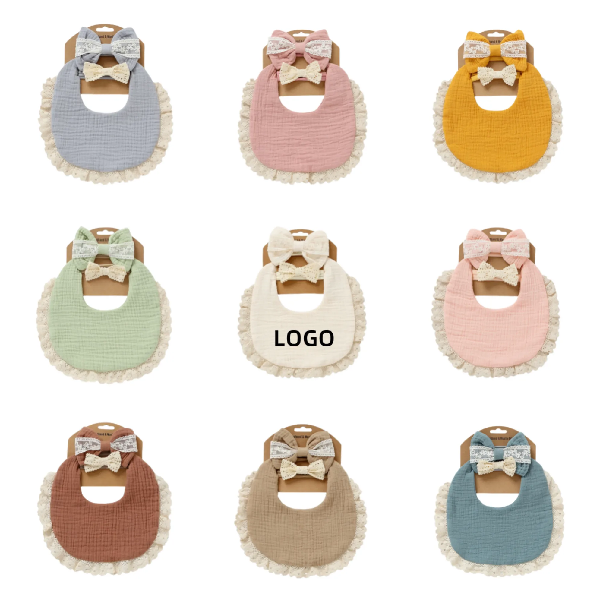 Cotton Baby Bib Drool Towel 5