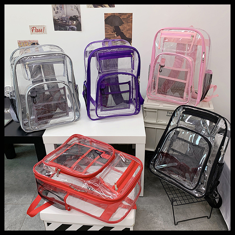 PVC Plastic Backpack 12