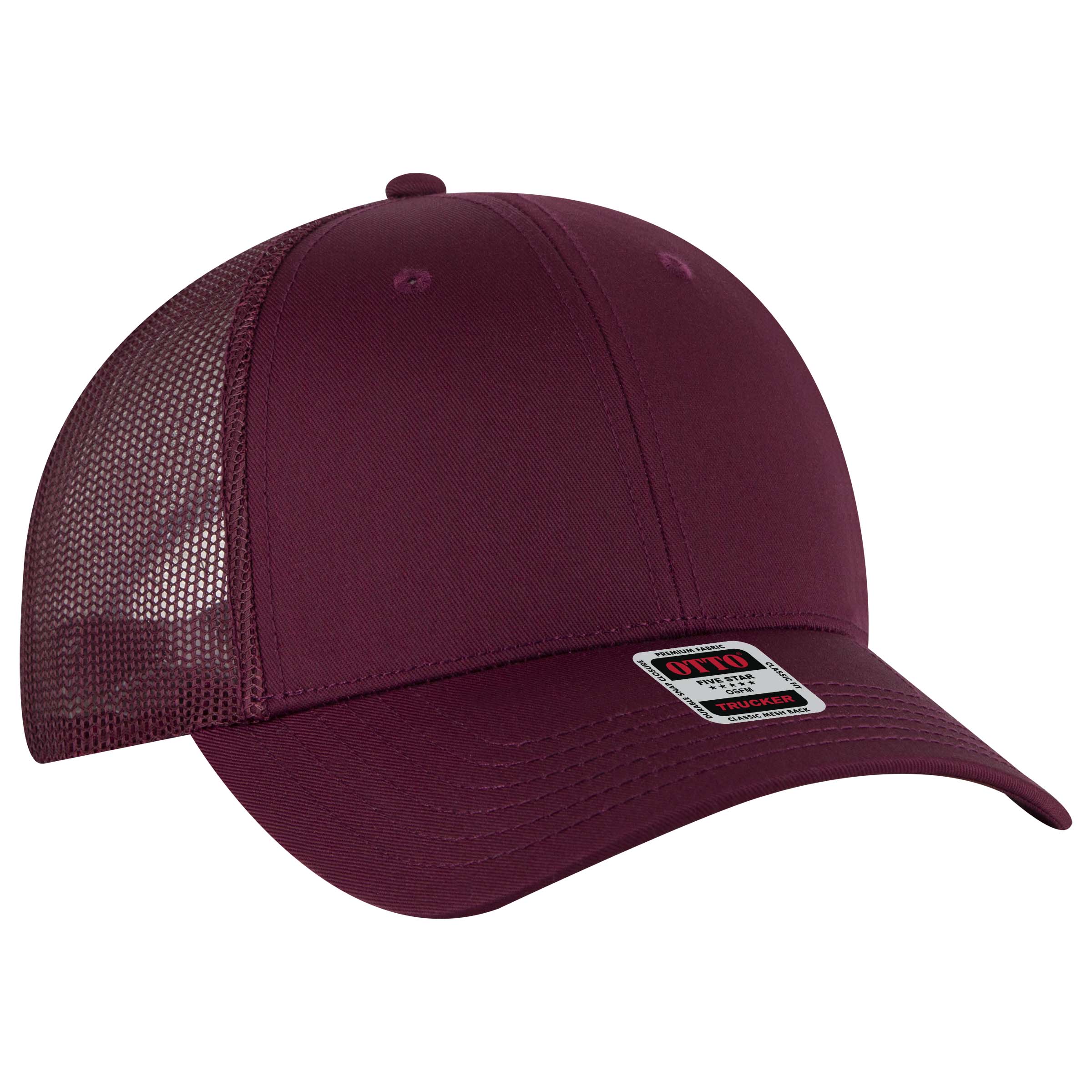 OTTO CAP® 6 Panel Low Profile Mesh Back Trucker Hat 15