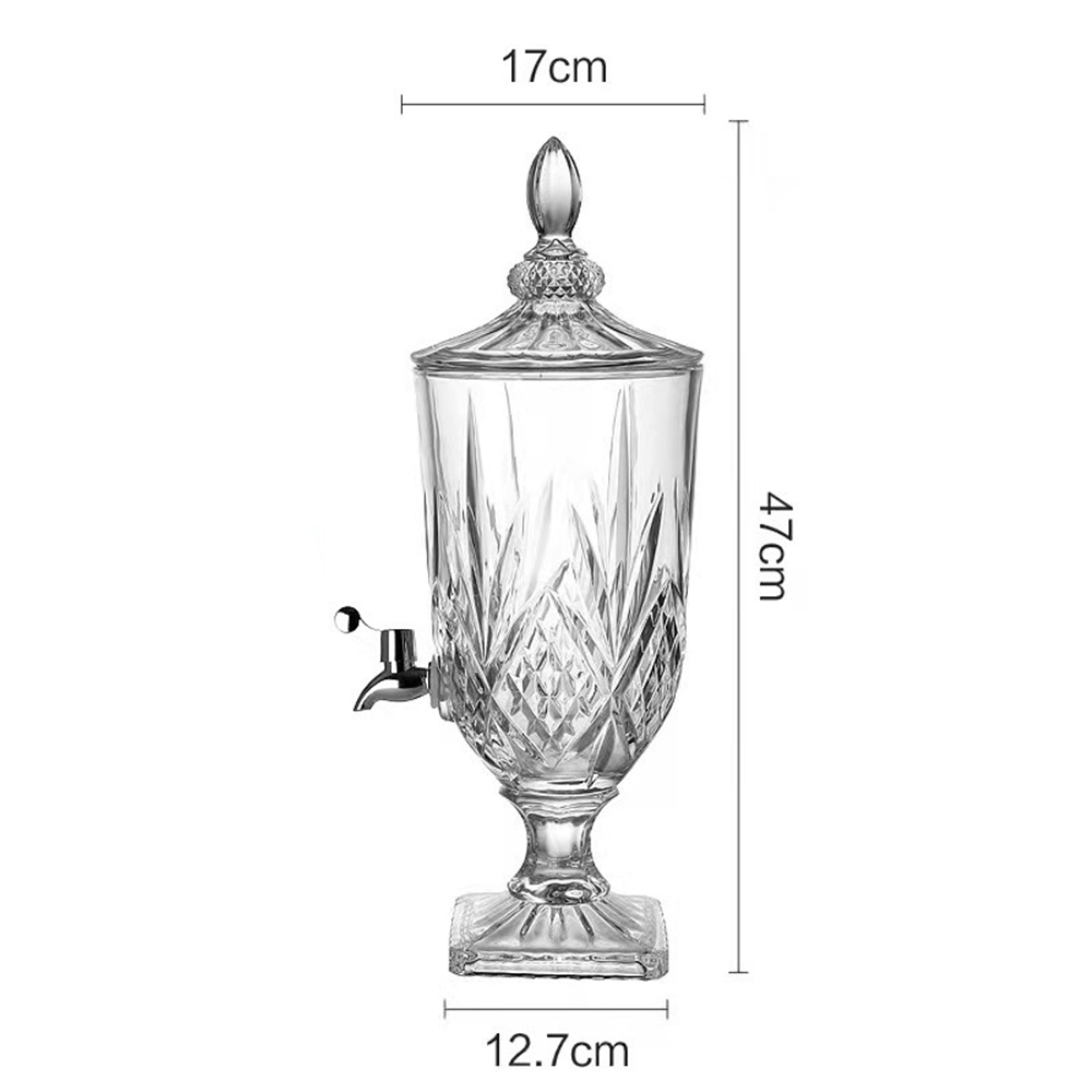 Glass Fruit Juice Pot Lid 2