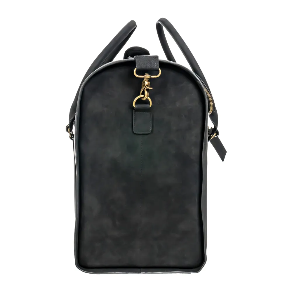 6-Bottle Leather Wine Duffel Bag 16