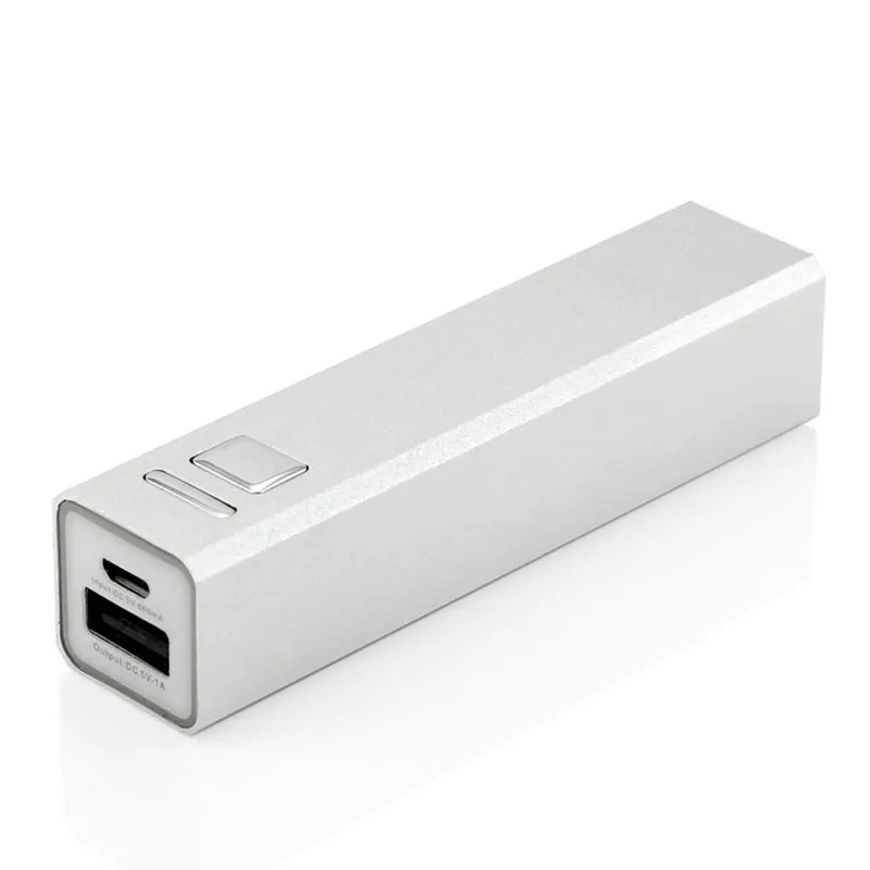Portable Charger 2600Mah Power Bank Pack With Micro(Input) 5