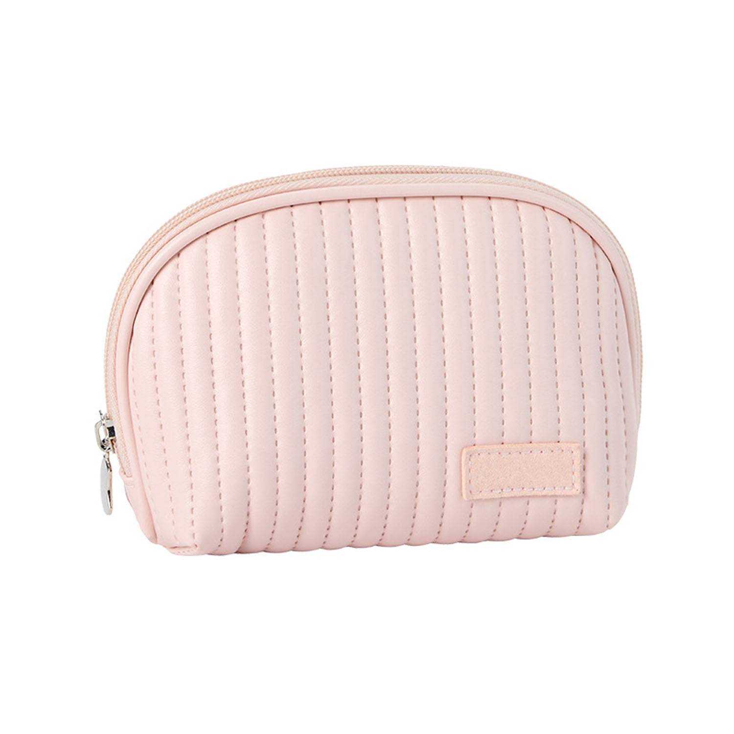 PU Leather Half Circle Cosmetic Bag 4