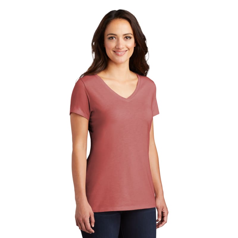 District Women's Perfect Tri V-Neck Tee. 12