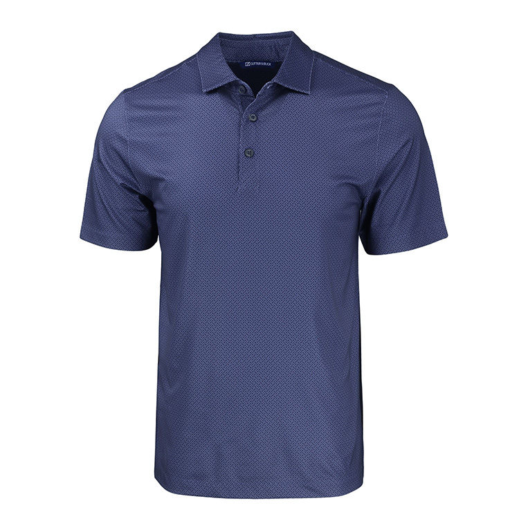 Cutter & Buck Pike Eco Tonal Geo Print Stretch Recycled Polo 4
