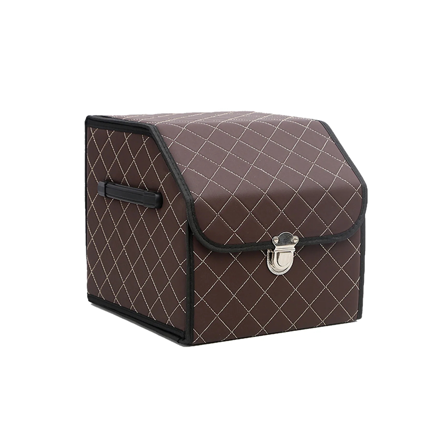 Leather Small Folding Car Storage Box 7