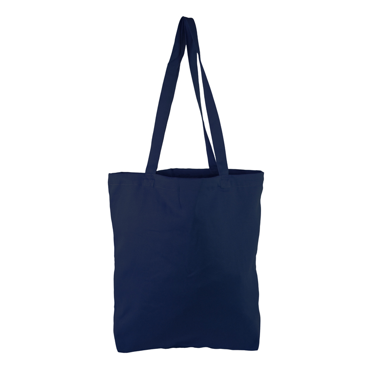 Best Selling Navy Cotton Tote, custom tote bag with logo imprint 2