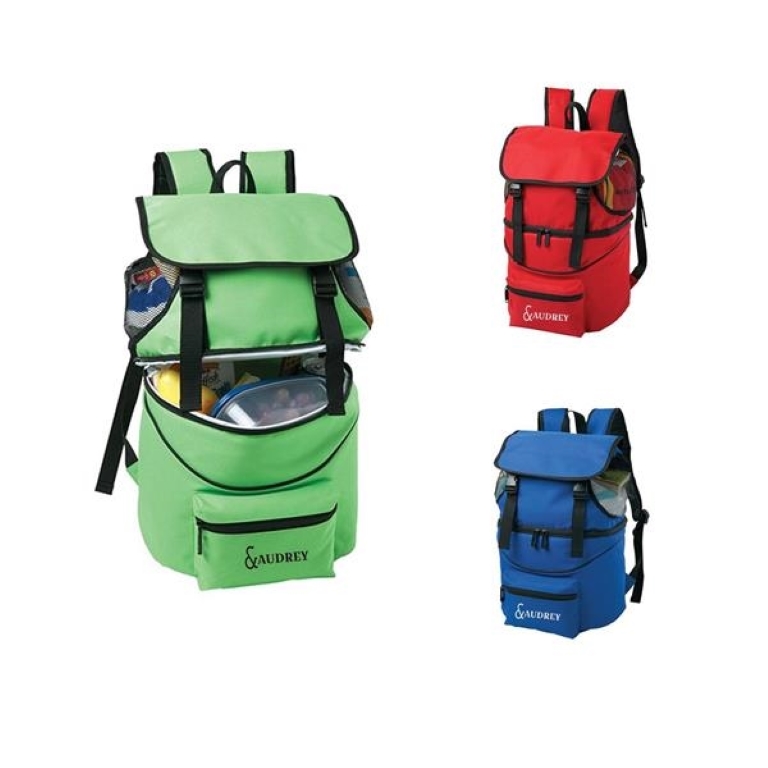 Cooler Backpack w/Front Zippered Pocket 2