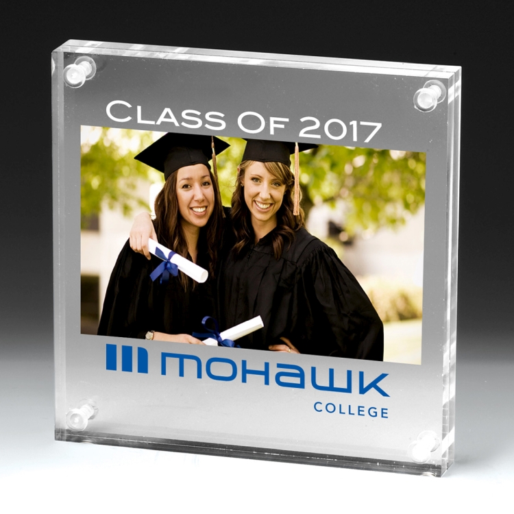 Clear Acrylic Entrapment Frame - 6-3/4" x 6-3/4" 3