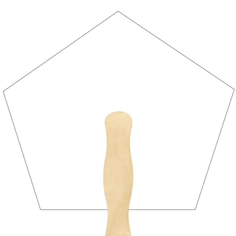 Pentagon Hand Fans 5