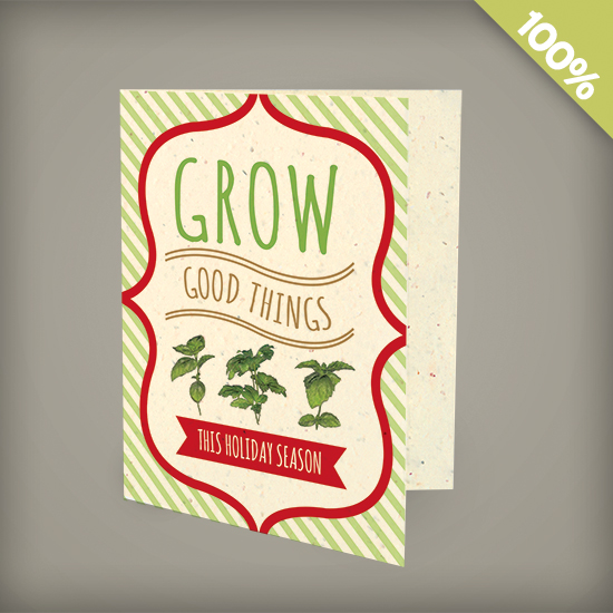 Grow Good Things Corporate Holiday Cards 2