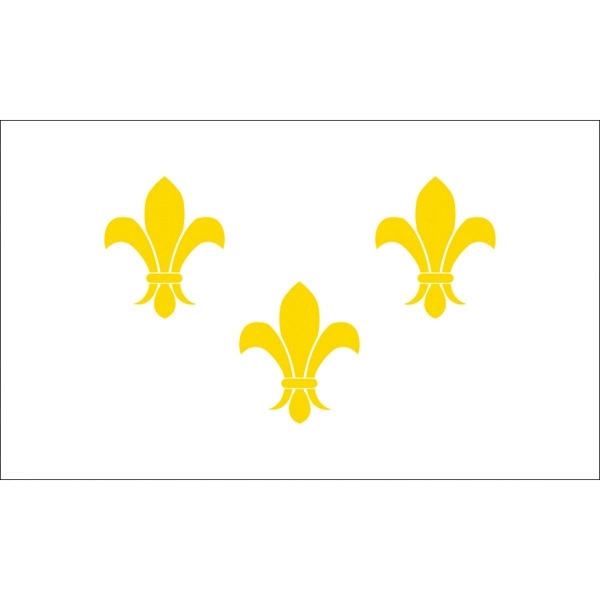 Special Historical Flags - White Fleur de Lis 1