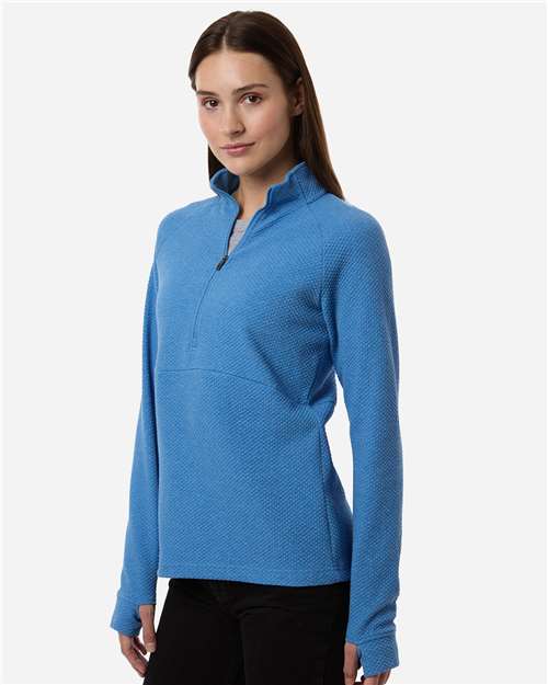 Women's Spirit Textured Quarter-Zip Pullover - NE725W 12