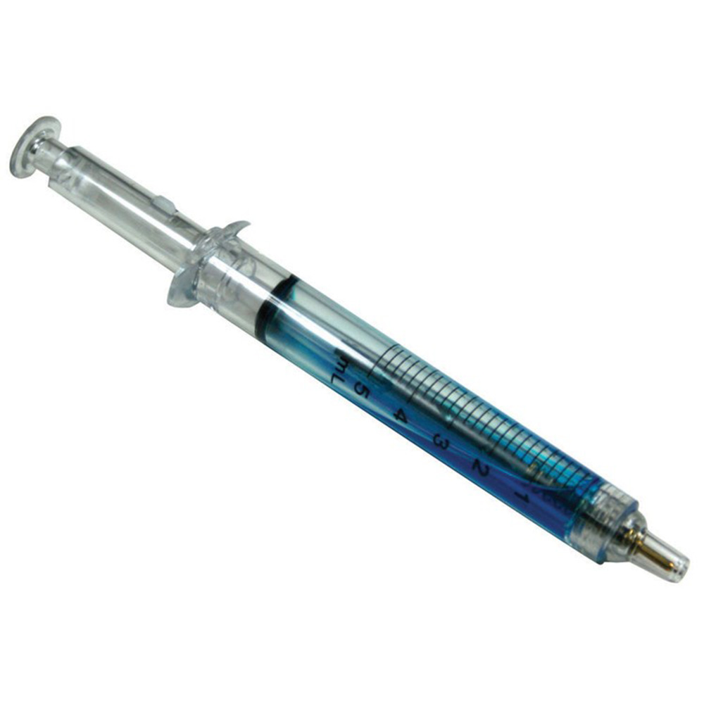 Ballpoint Clicker Syringe Pen 2