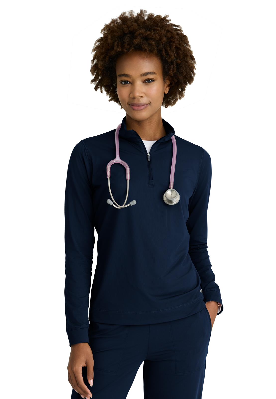 Skechers Slip-Ins - Women's Mock Neck Long Sleeve Atlas Scrub Top 7