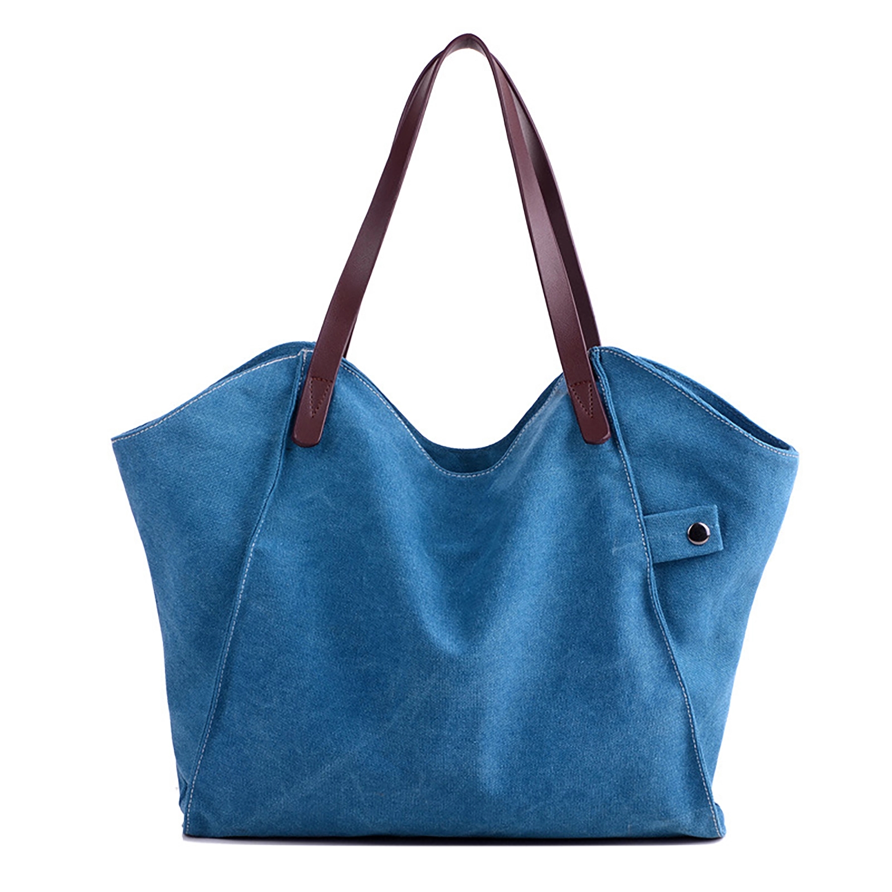 Canvas Tote Bag Handbags For Women, custom tote bag with logo imprint 3