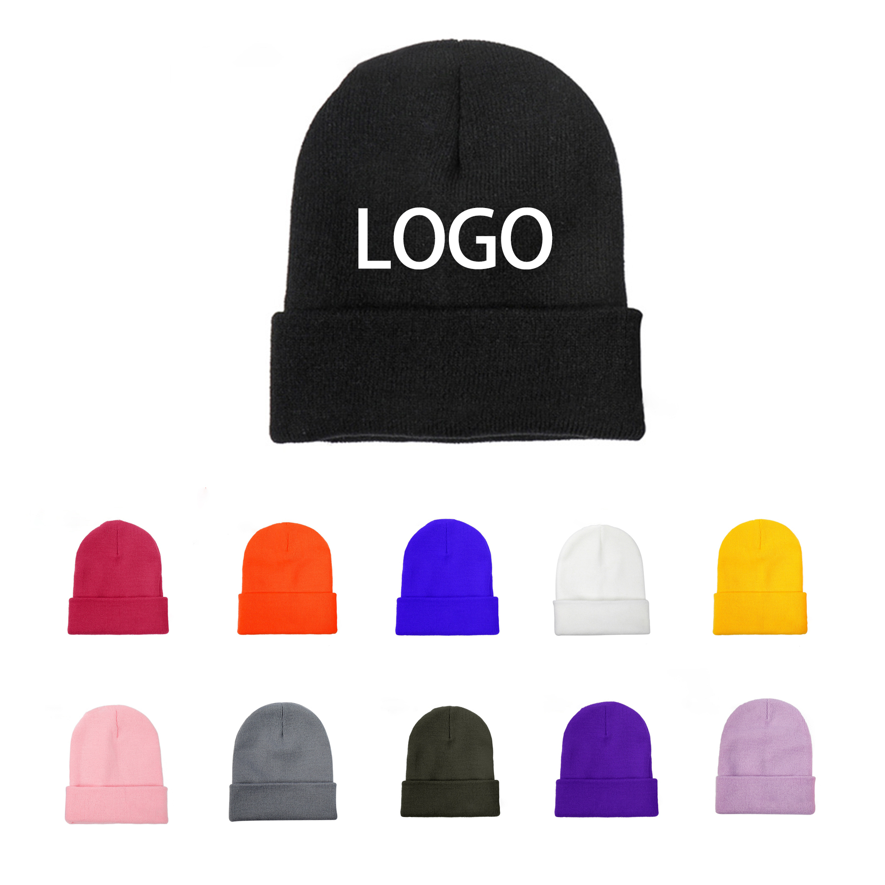 Beanie for men women cuffed cap 2