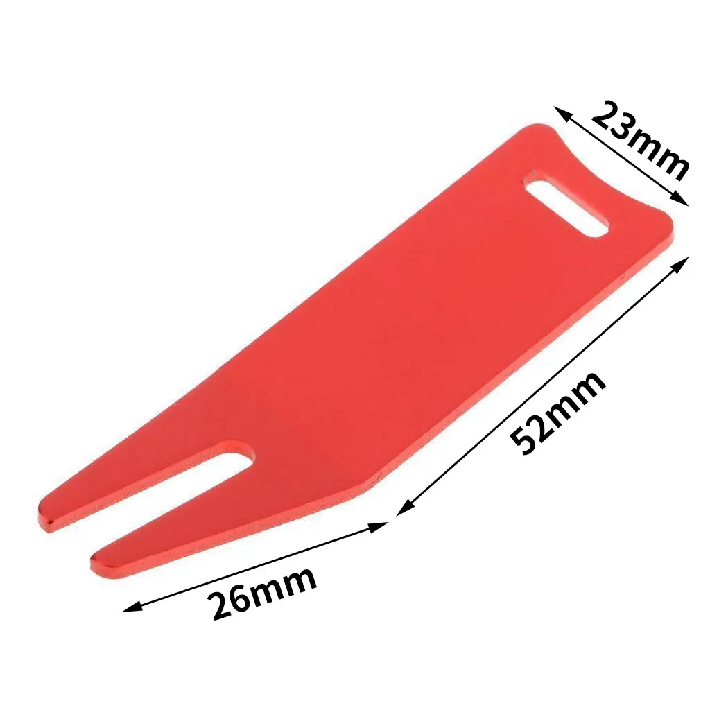 Aluminum Bent Golf Divot Repair Tool 7